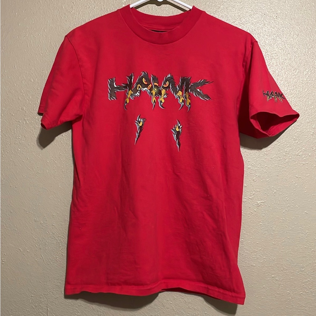 Tony Hawk Bird Graphic Red Short Sleeve T-Shirt Youth Boys L